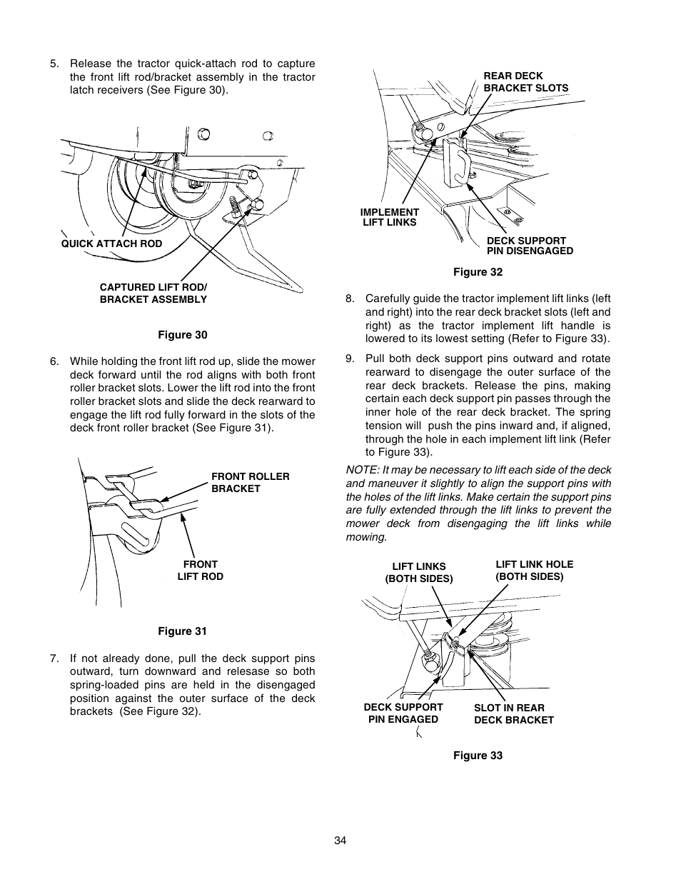 Cub Cadet GT-2550 User Manual | Page 34 / 60
