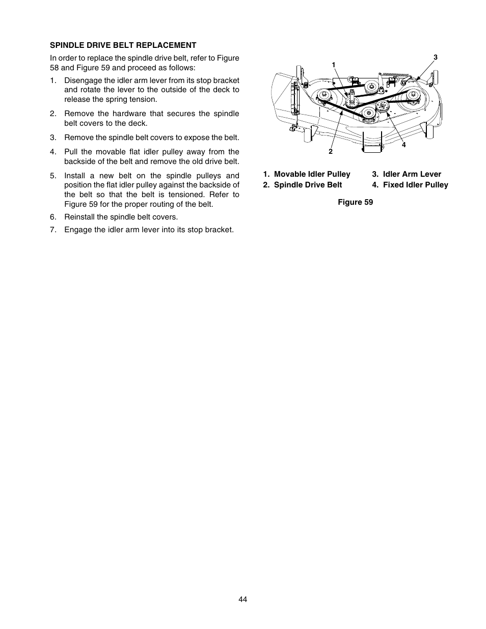 Cub Cadet GT-2550 User Manual | Page 44 / 60