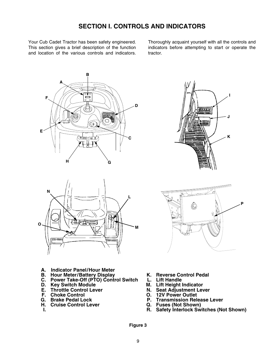 Cub Cadet GT-2550 User Manual | Page 9 / 60