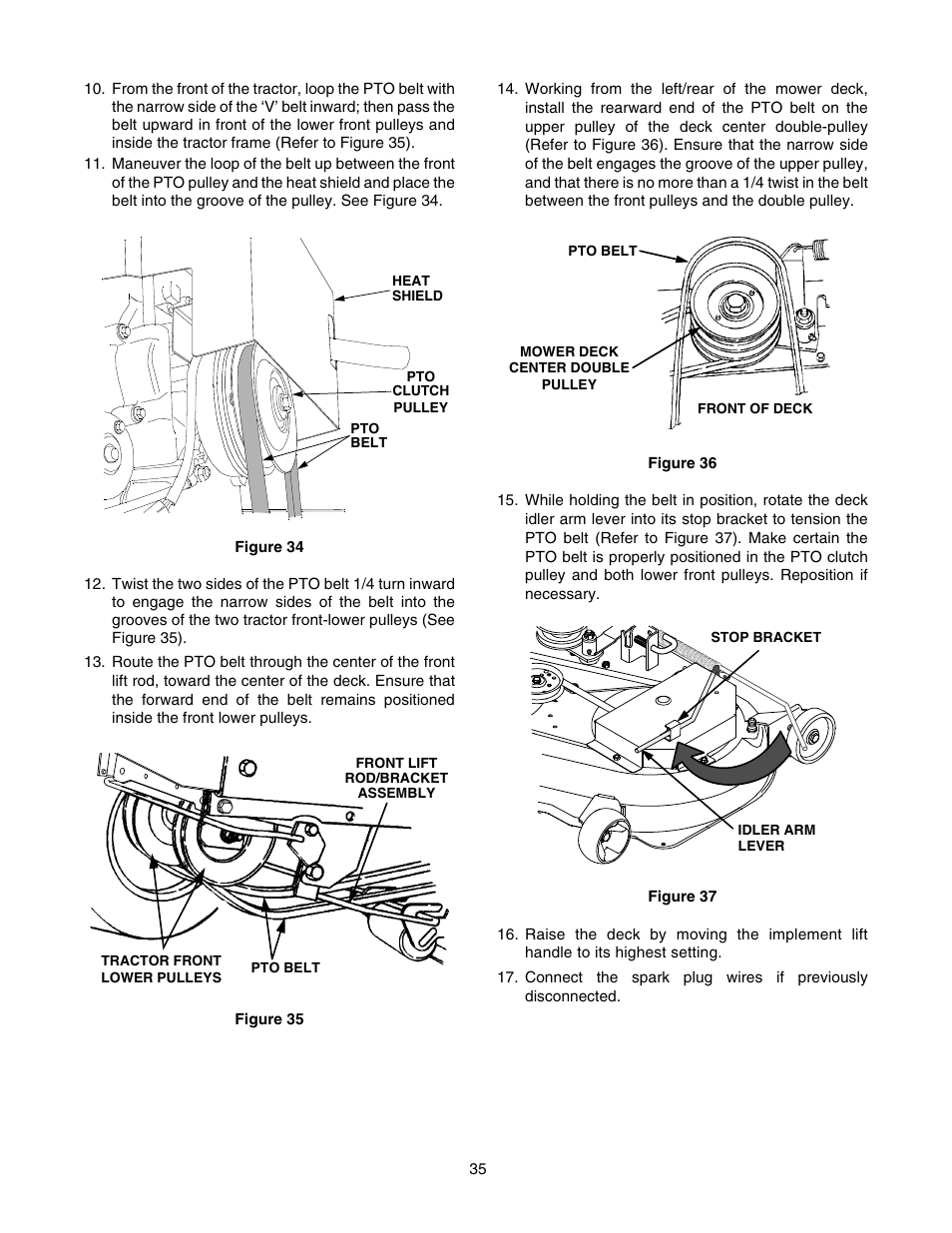 Cub Cadet GT-2550 User Manual | Page 35 / 56