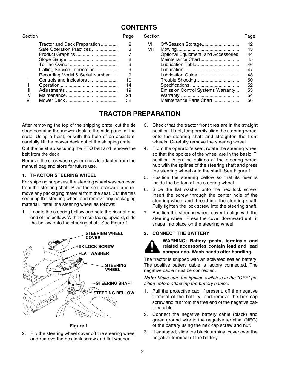 Cub Cadet GT-2554 User Manual | Page 2 / 56