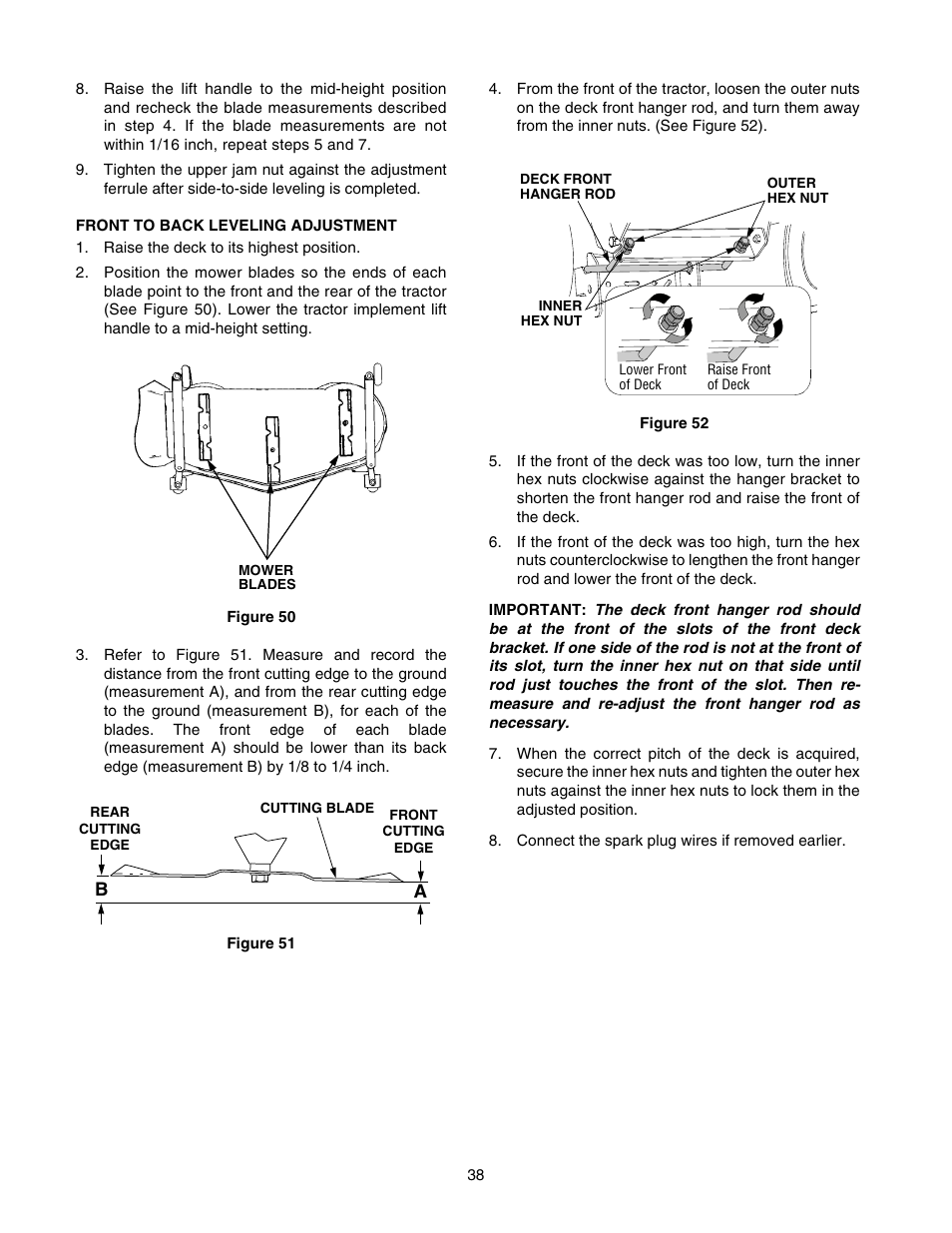 Cub Cadet GT-2554 User Manual | Page 38 / 56