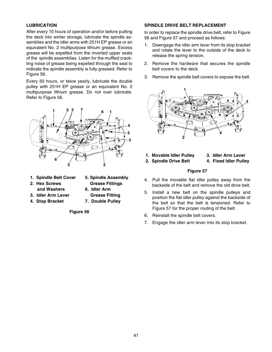 Cub Cadet GT-2554 User Manual | Page 41 / 56