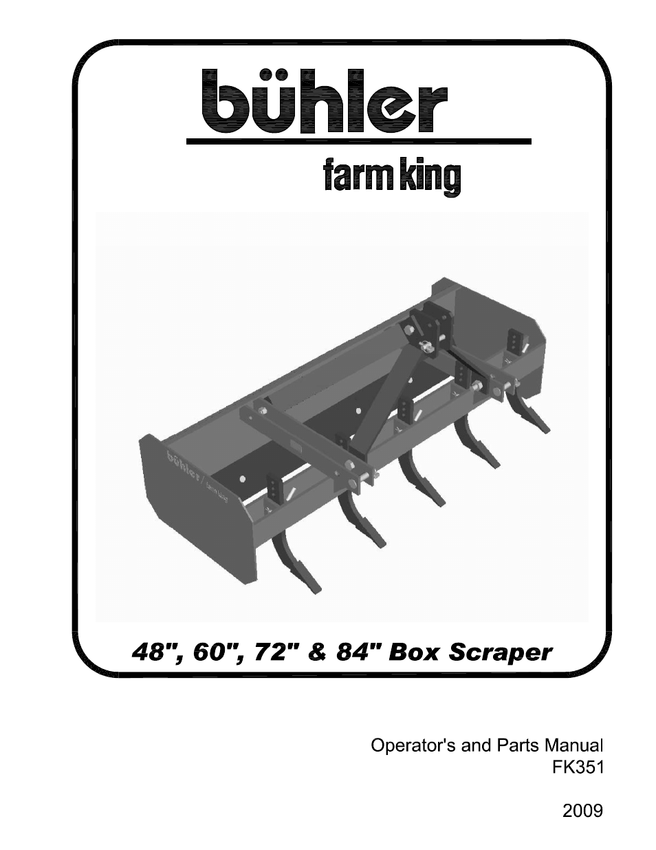 Buhler Box Scraper FK351 User Manual | 16 pages