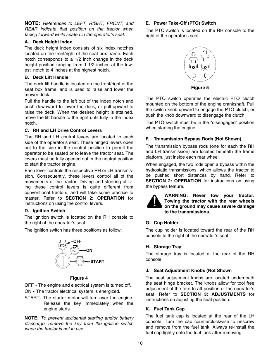Cub Cadet RZT42 User Manual | Page 10 / 52