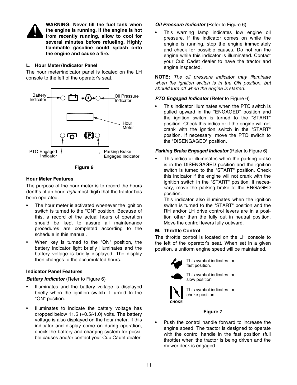 Cub Cadet RZT42 User Manual | Page 11 / 52