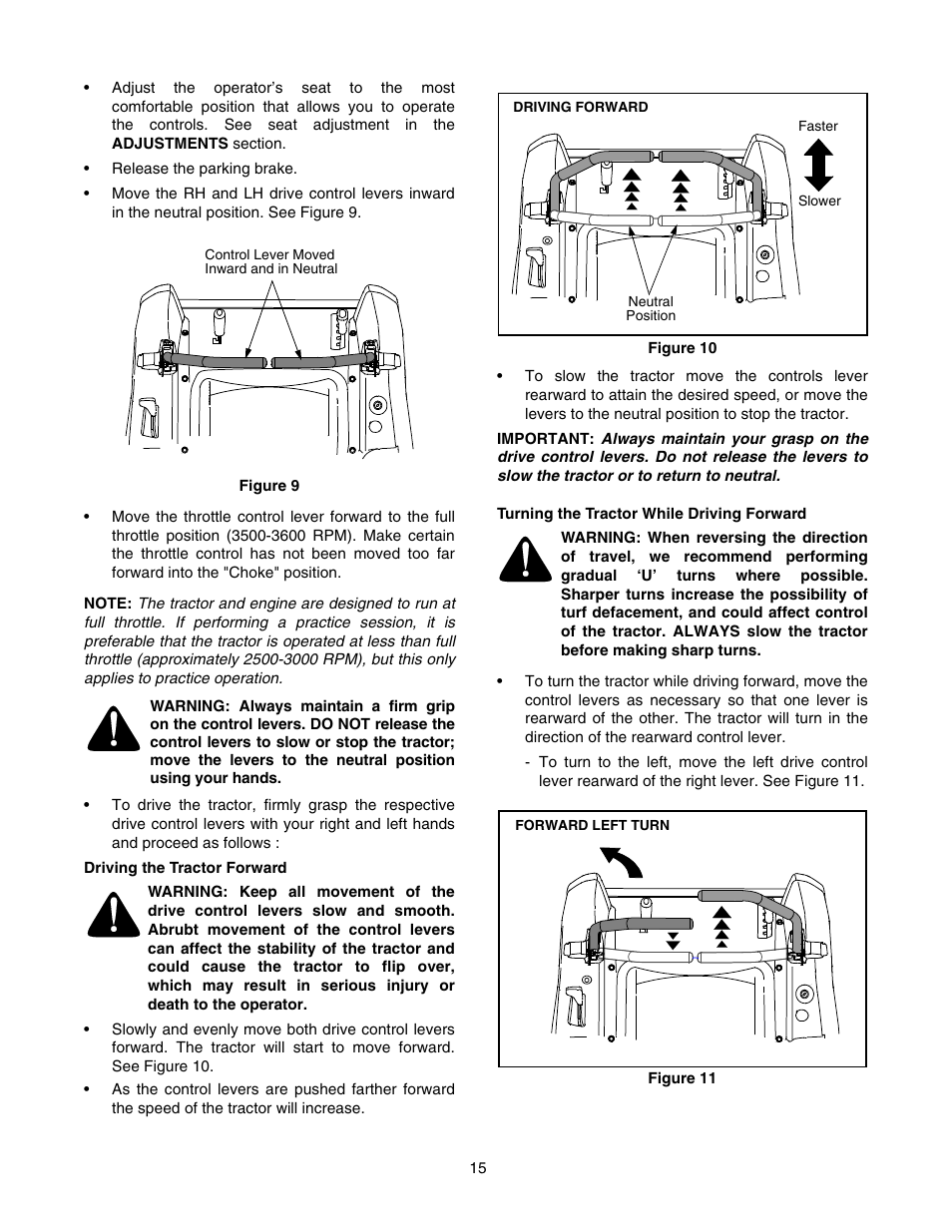 Cub Cadet RZT42 User Manual | Page 15 / 52