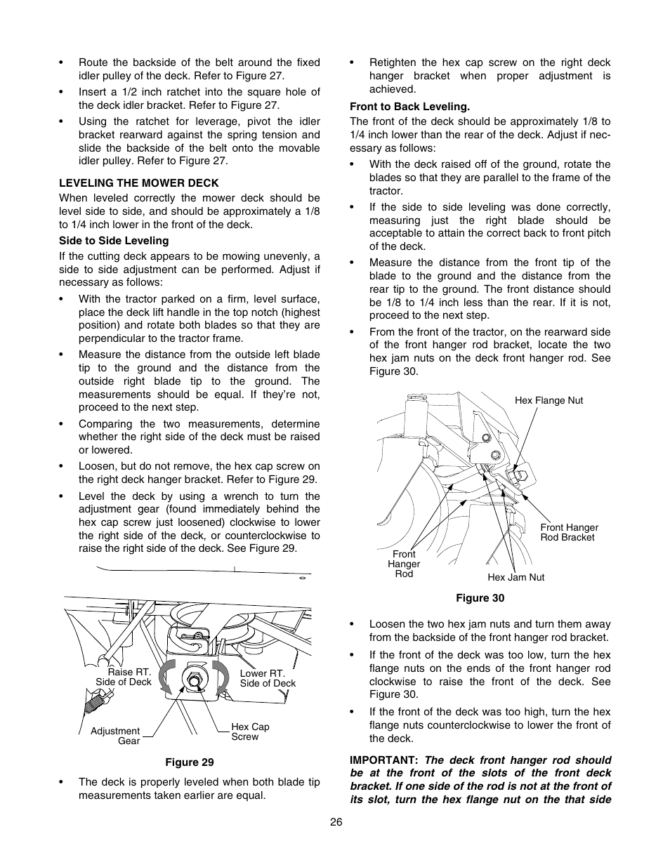 Cub Cadet RZT42 User Manual | Page 26 / 52