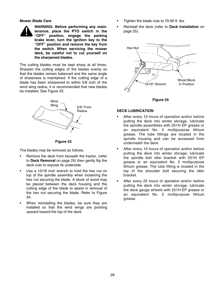 Cub Cadet RZT42 User Manual | Page 28 / 52
