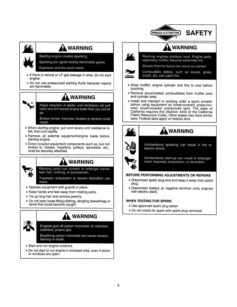 Cub Cadet RZT42 User Manual | Page 36 / 52