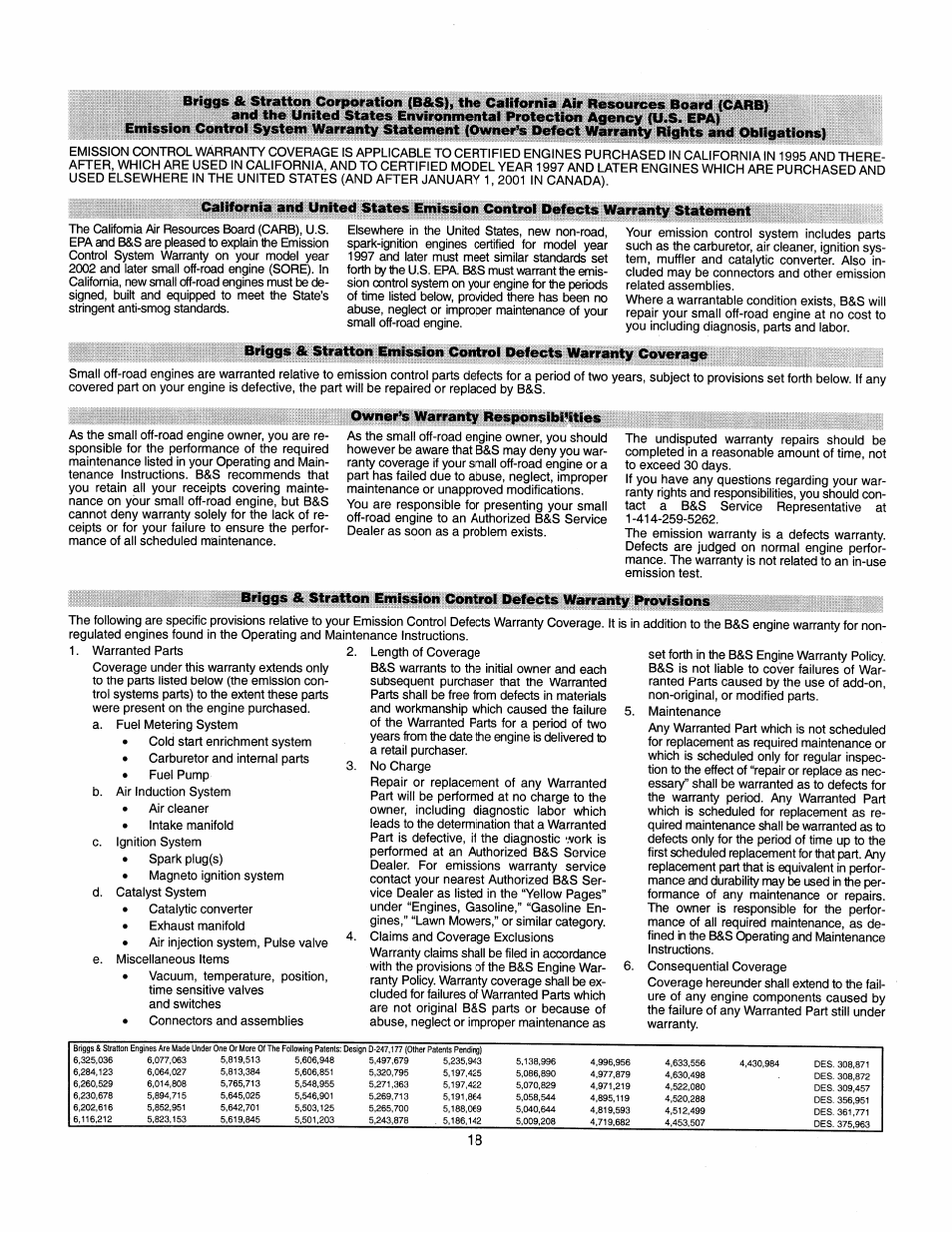 Cub Cadet RZT42 User Manual | Page 49 / 52