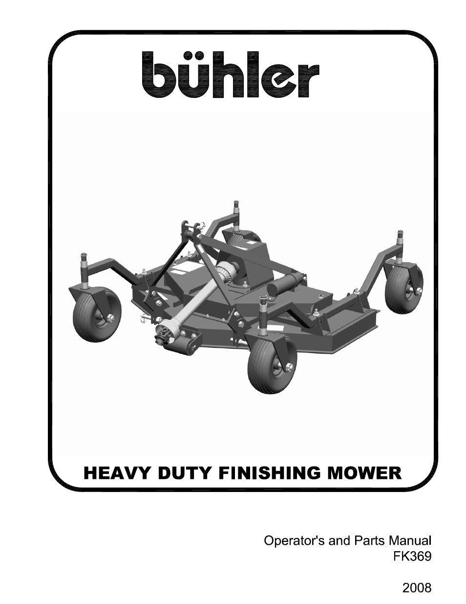 Buhler FK369 User Manual | 48 pages
