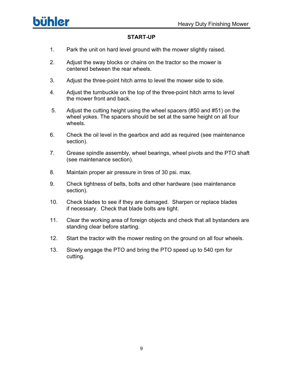 Buhler FK369 User Manual | Page 13 / 48