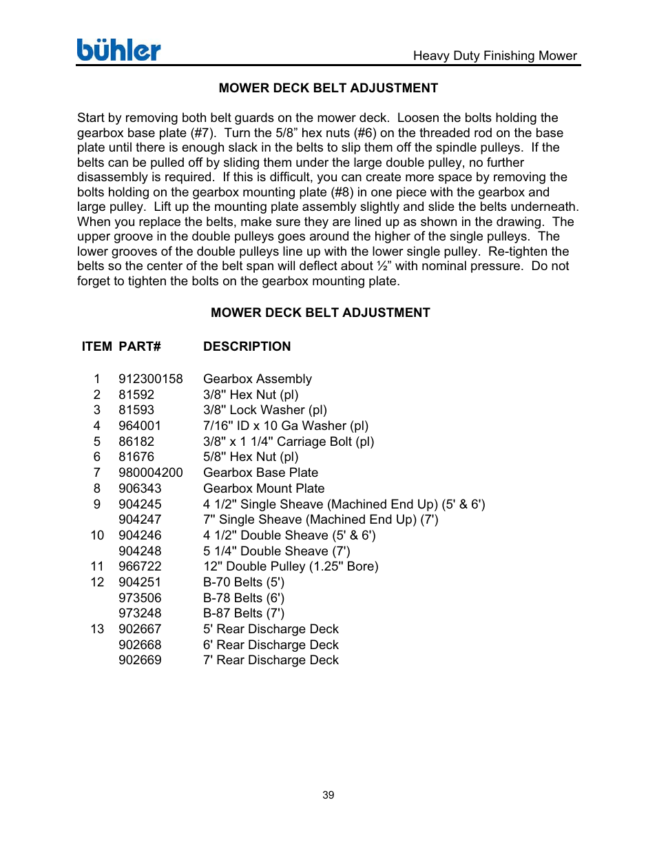 Buhler FK369 User Manual | Page 43 / 48