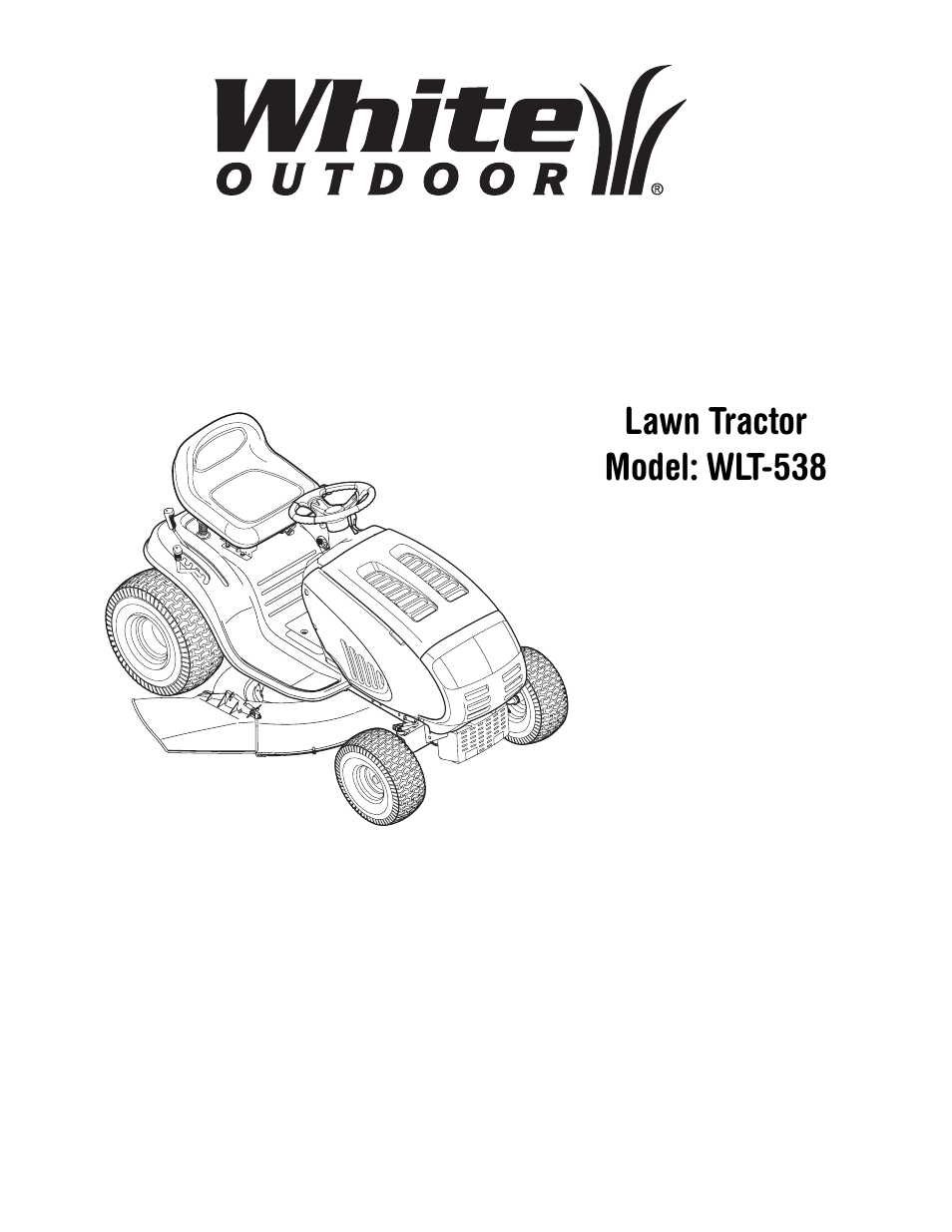 Cub Cadet WLT538 User Manual | 47 pages