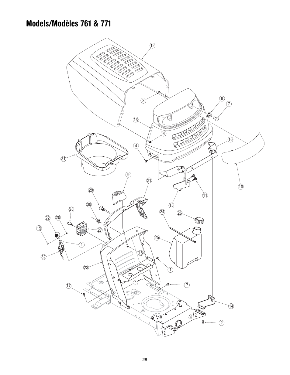 Cub Cadet WLT538 User Manual | Page 28 / 47