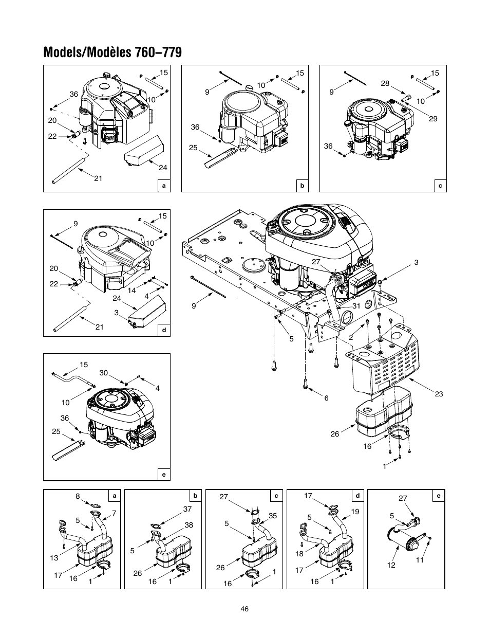 Cub Cadet WLT538 User Manual | Page 46 / 47