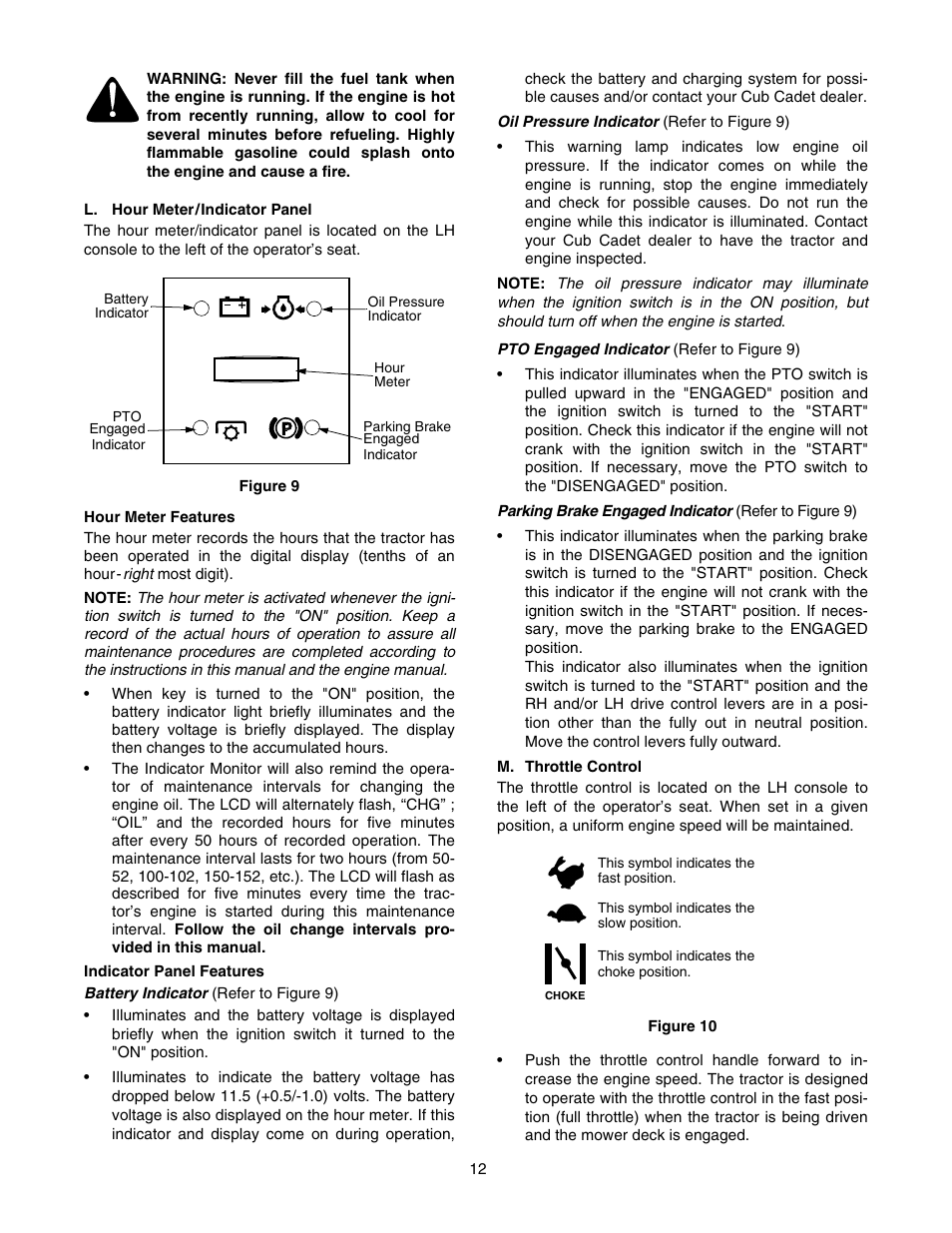 Cub Cadet RZT 42 User Manual | Page 12 / 36