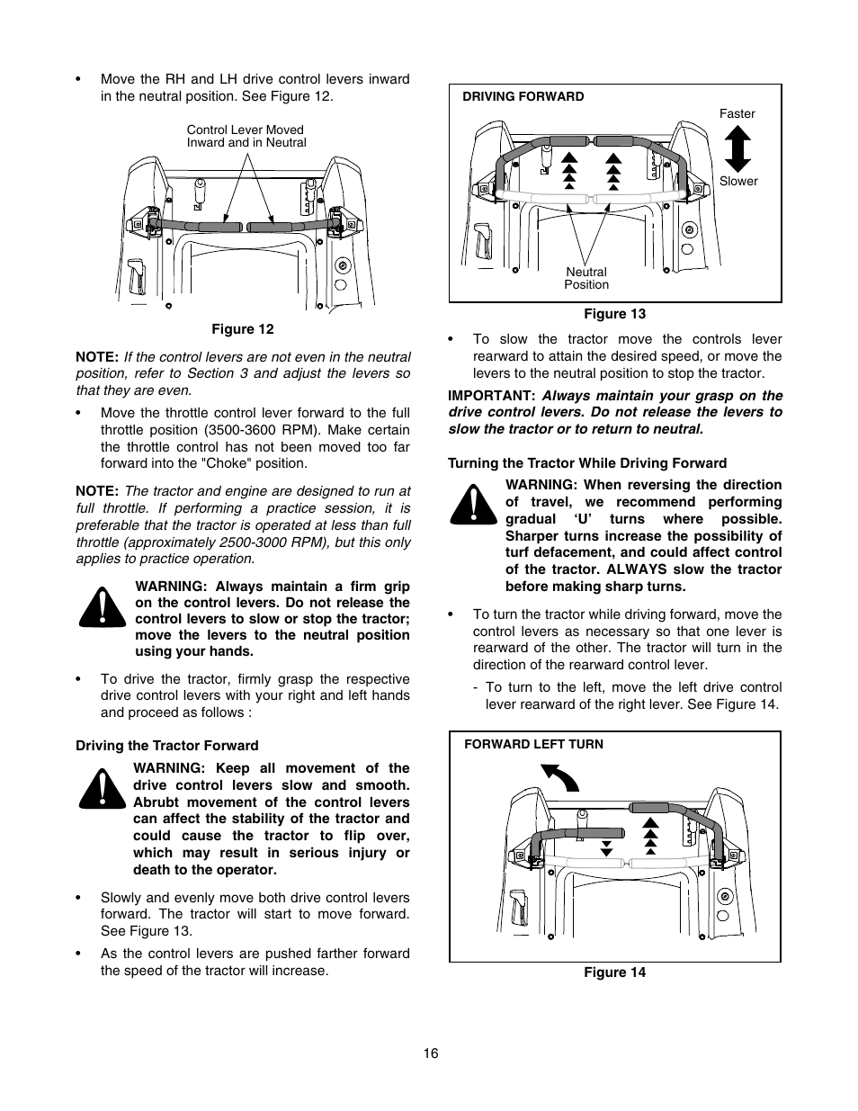 Cub Cadet RZT 42 User Manual | Page 16 / 36