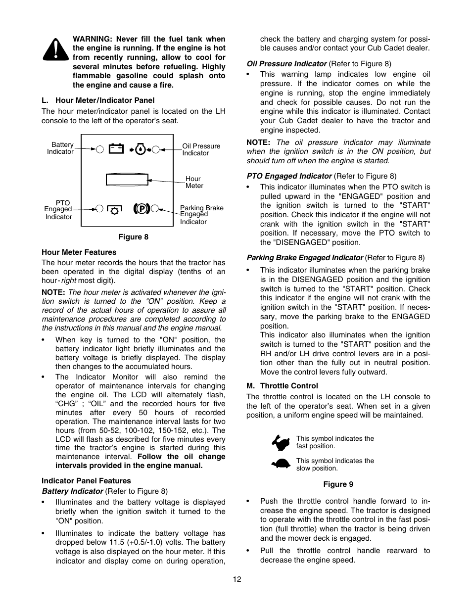 Cub Cadet RZT 54 User Manual | Page 12 / 56