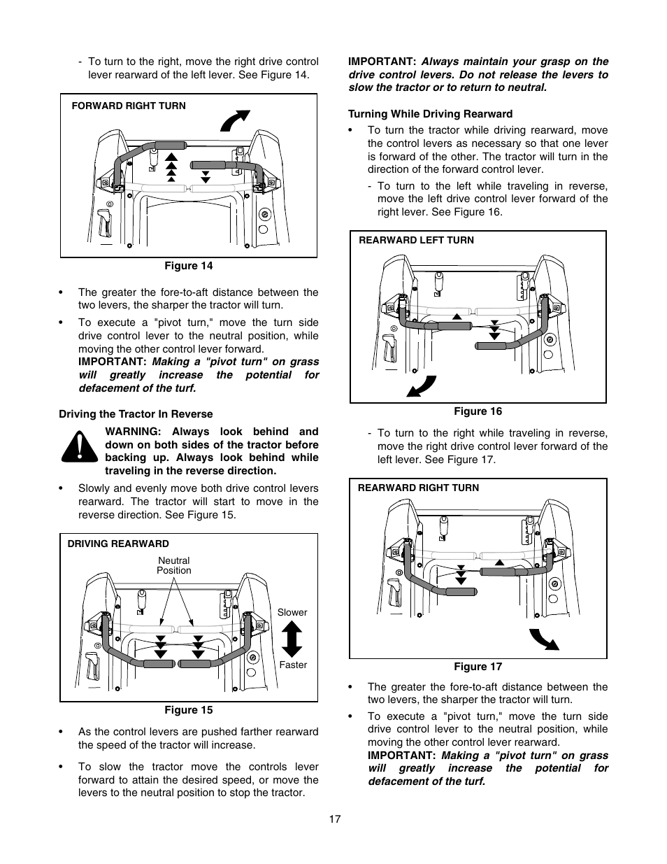 Cub Cadet RZT 54 User Manual | Page 17 / 56