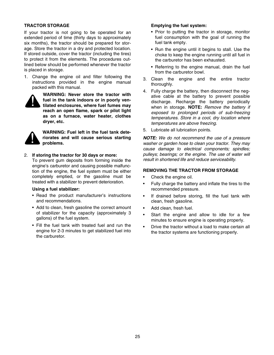 Cub Cadet RZT 54 User Manual | Page 25 / 56