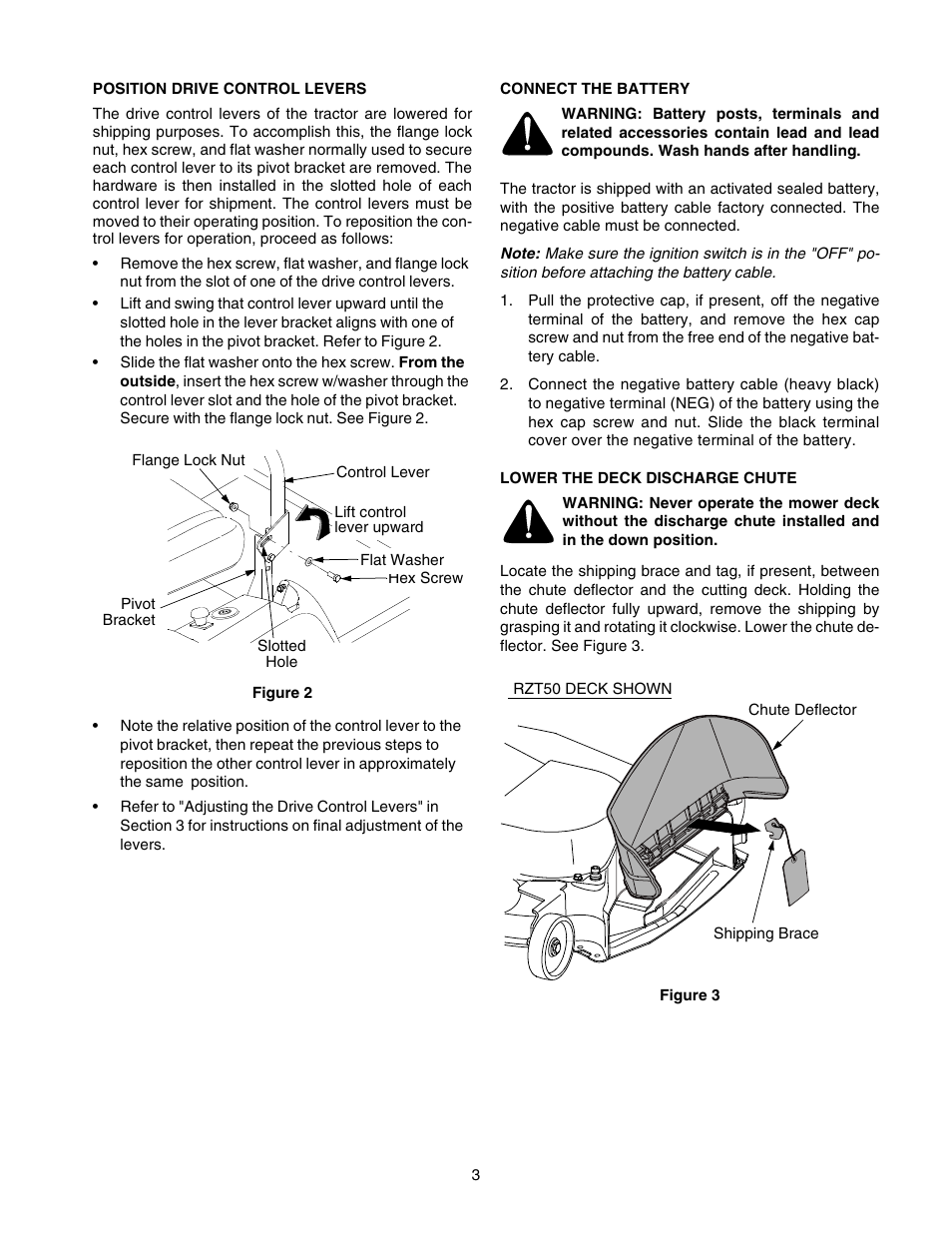 Cub Cadet RZT 54 User Manual | Page 3 / 56