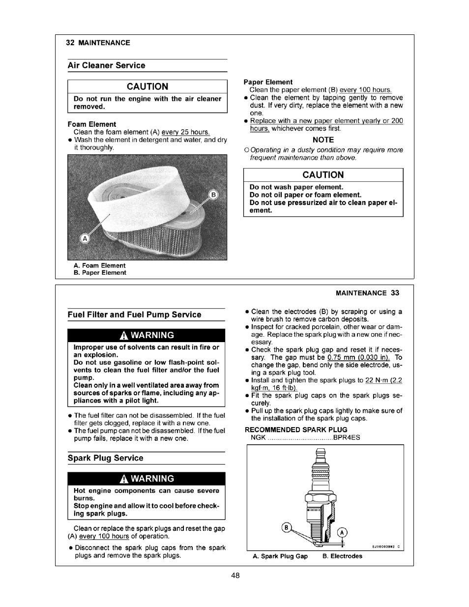 Cub Cadet RZT 54 User Manual | Page 48 / 56