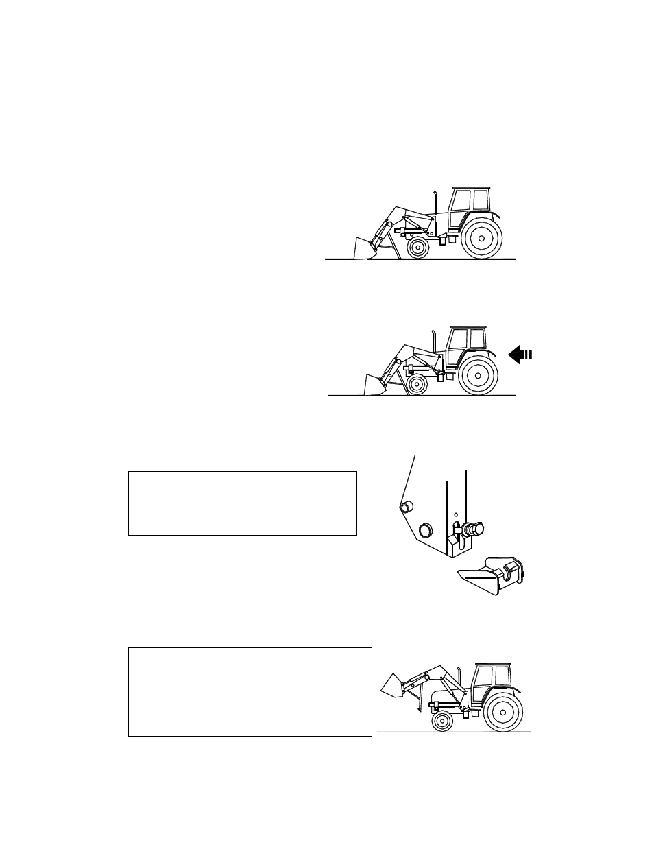 P4555-15, Attaching the loader to your tractor, Continued) | Buhler 595 User Manual | Page 17 / 34
