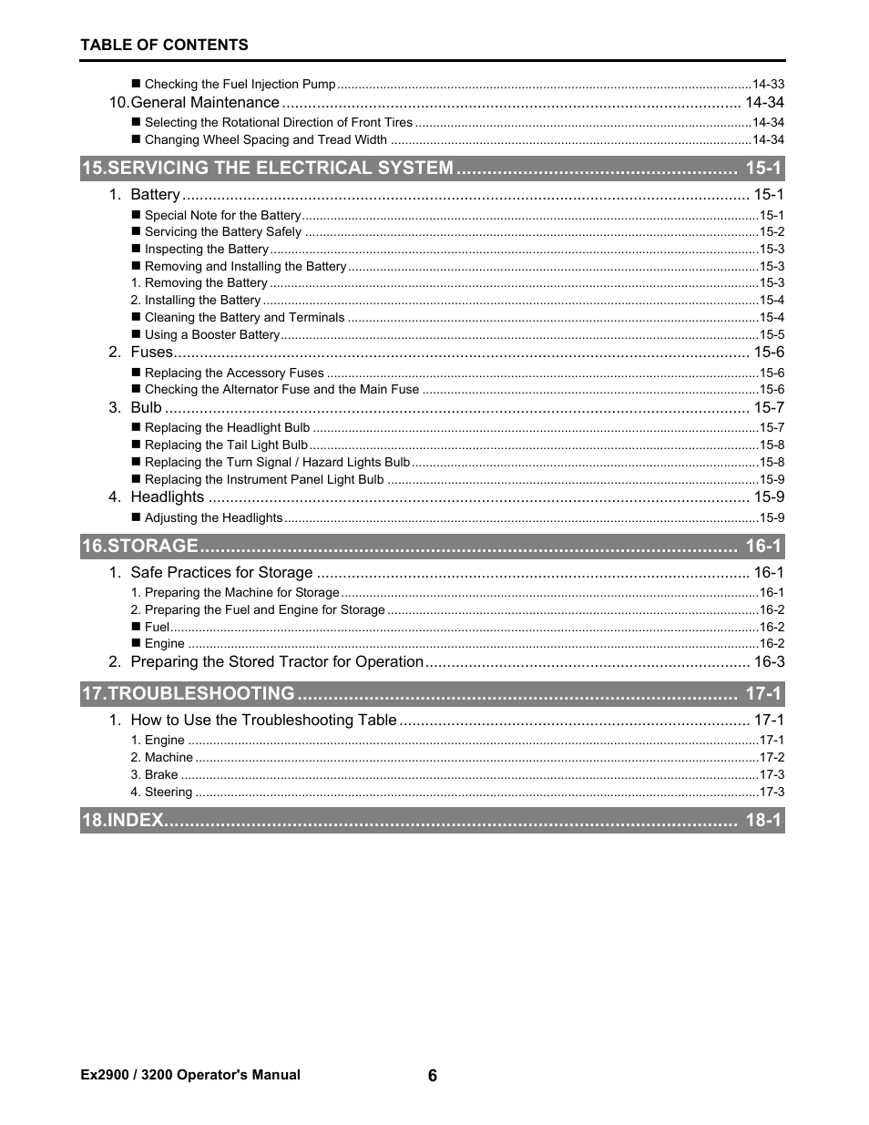 Cub Cadet Ex2900 User Manual | Page 8 / 134