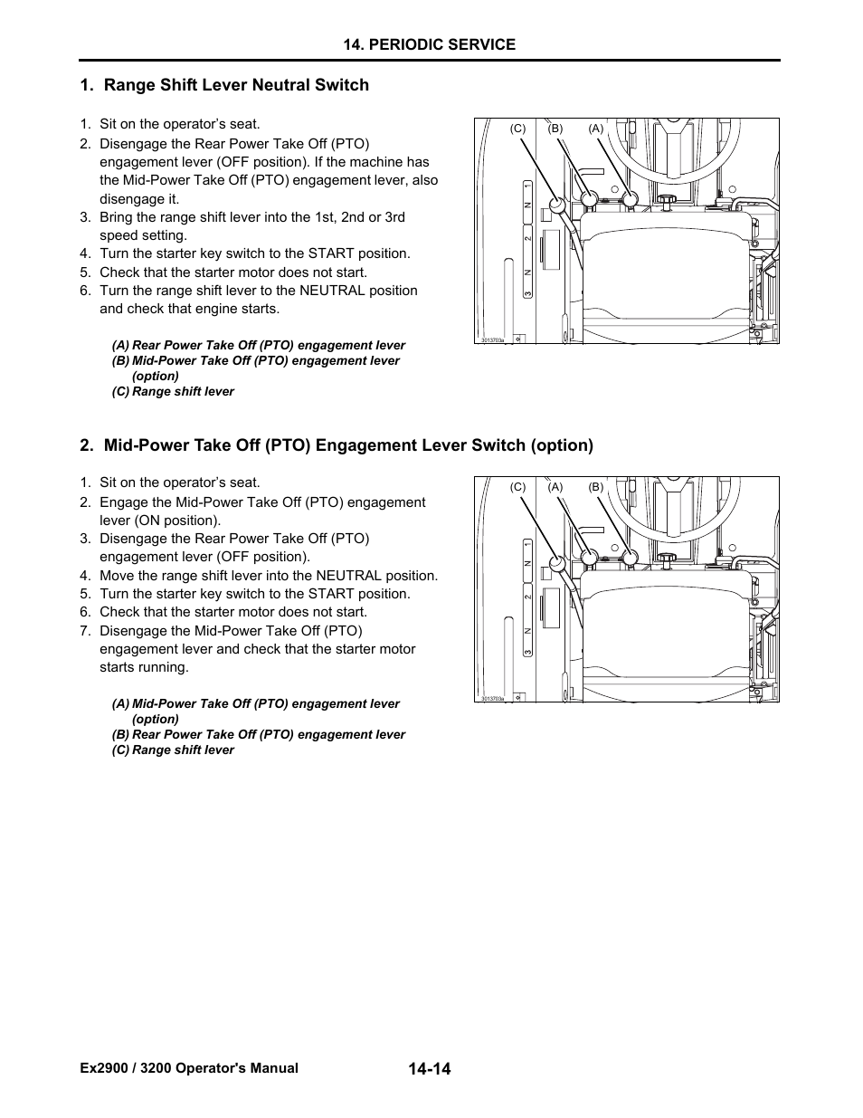 Range shift lever neutral switch | Cub Cadet Ex2900 User Manual | Page 96 / 134