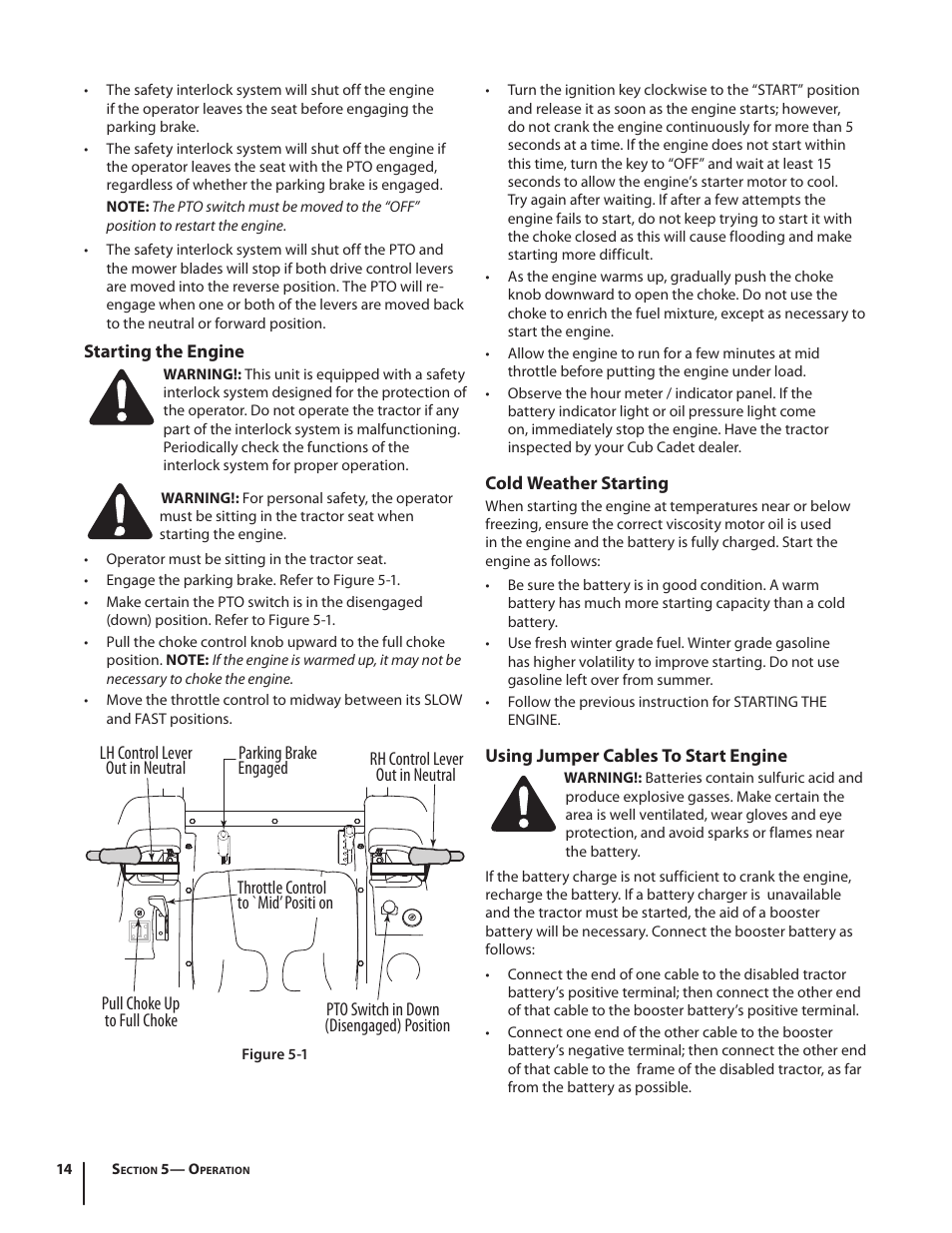 Cub Cadet RZT54 User Manual | Page 14 / 36