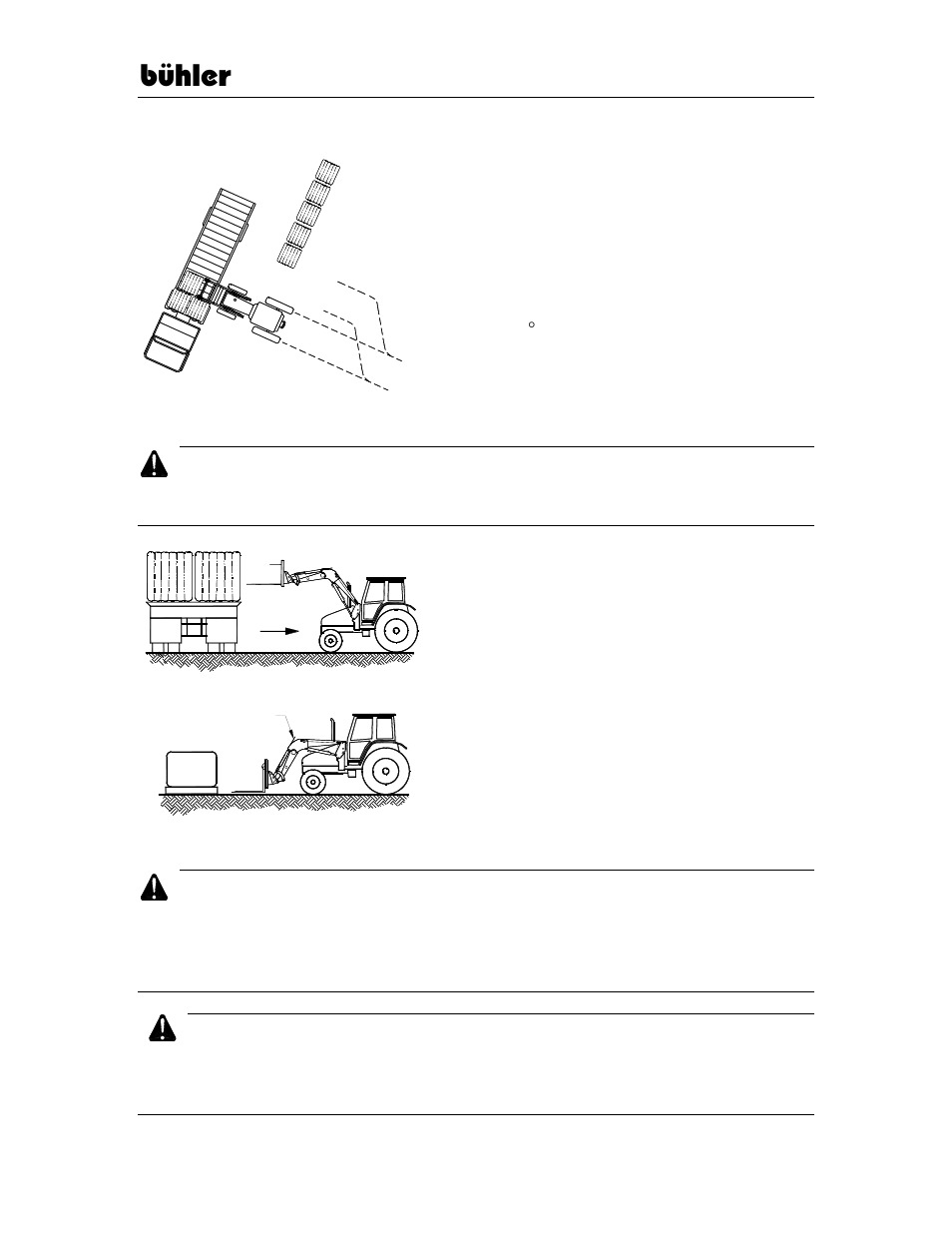 Bühler, Caution, Warning | Buhler 2596 User Manual | Page 18 / 48