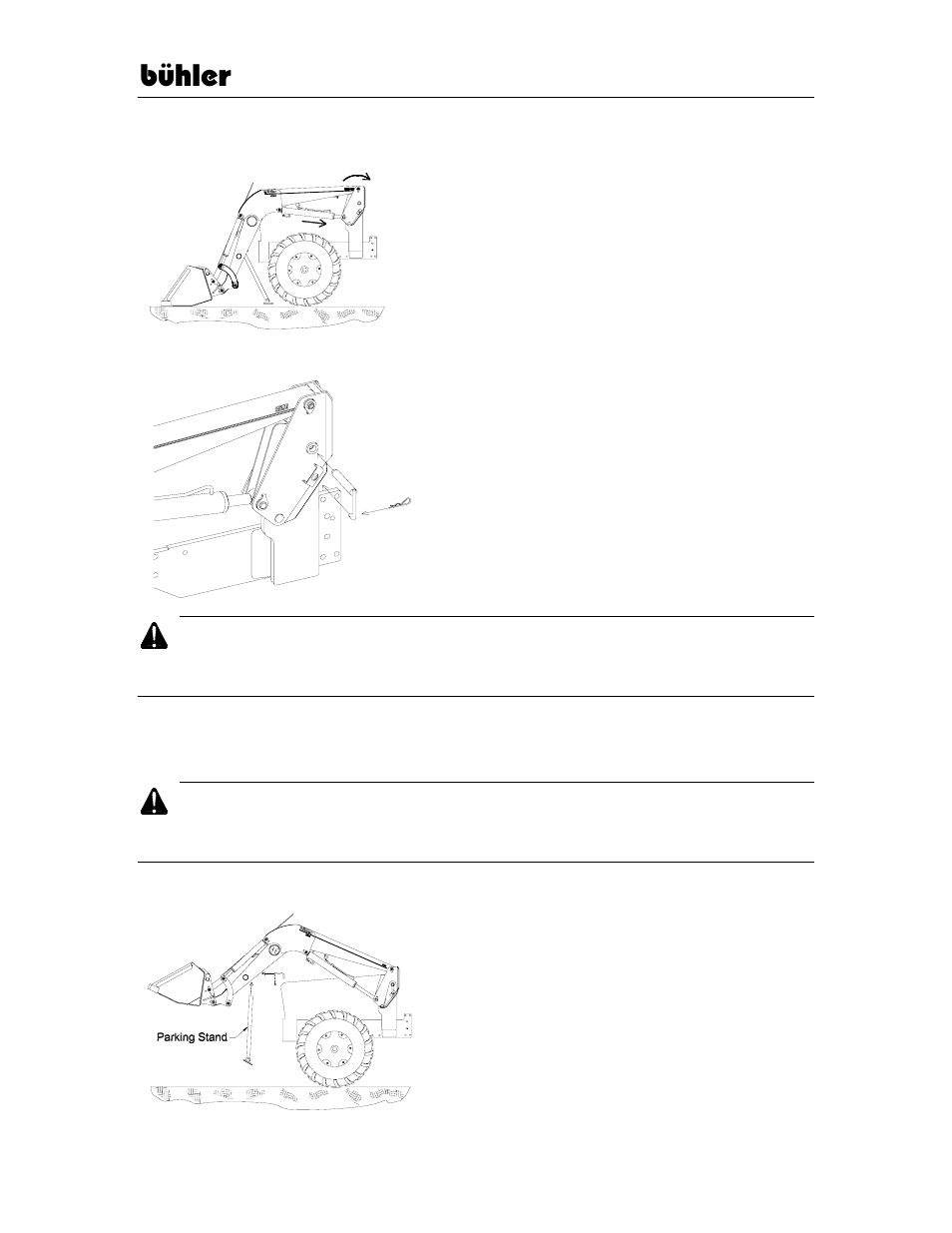 Bühler, Warning | Buhler 2596 User Manual | Page 21 / 48