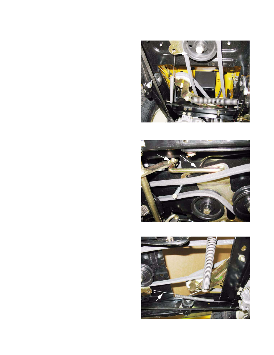 Belt control: tensioner pulleys | Cub Cadet SLTX1000 Series User Manual | Page 120 / 278