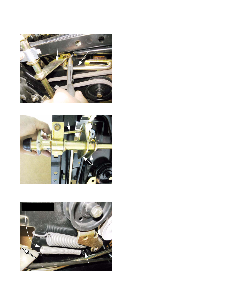Pedal shaft assembly removal | Cub Cadet SLTX1000 Series User Manual | Page 73 / 278