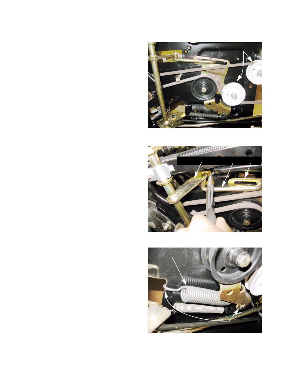 Belt control; tensioner and idler pulleys | Cub Cadet SLTX1000 Series User Manual | Page 78 / 278