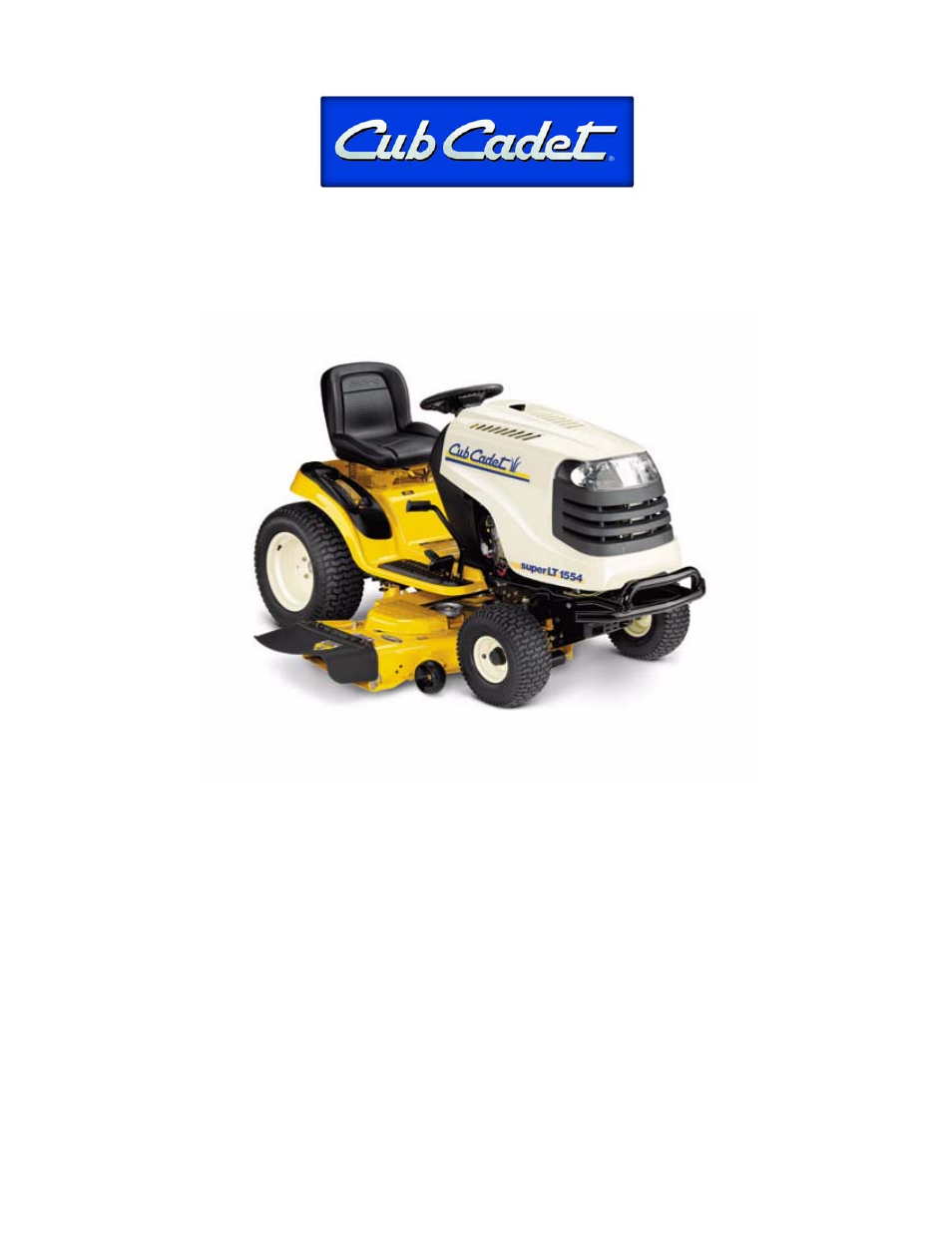 Cub Cadet SLT1500 Series User Manual | 91 pages
