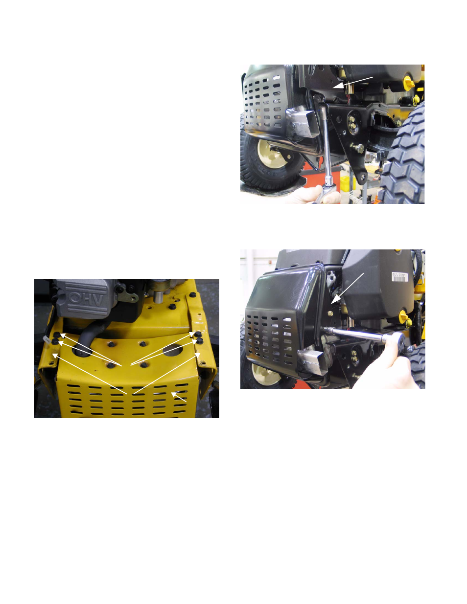 Muffler removal | Cub Cadet SLT1500 Series User Manual | Page 16 / 91