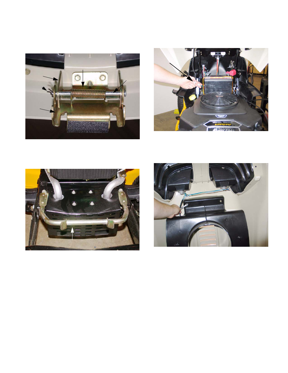Hood panel removal: 1500 series | Cub Cadet SLT1500 Series User Manual | Page 9 / 91