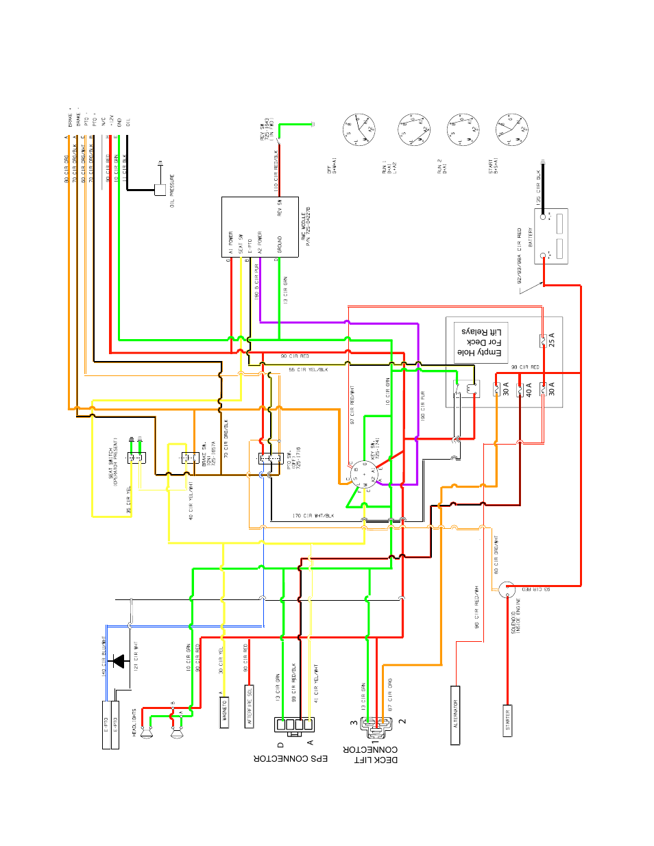 Schematics, Electrical system | Cub Cadet 2000 Series User Manual | Page 149 / 194