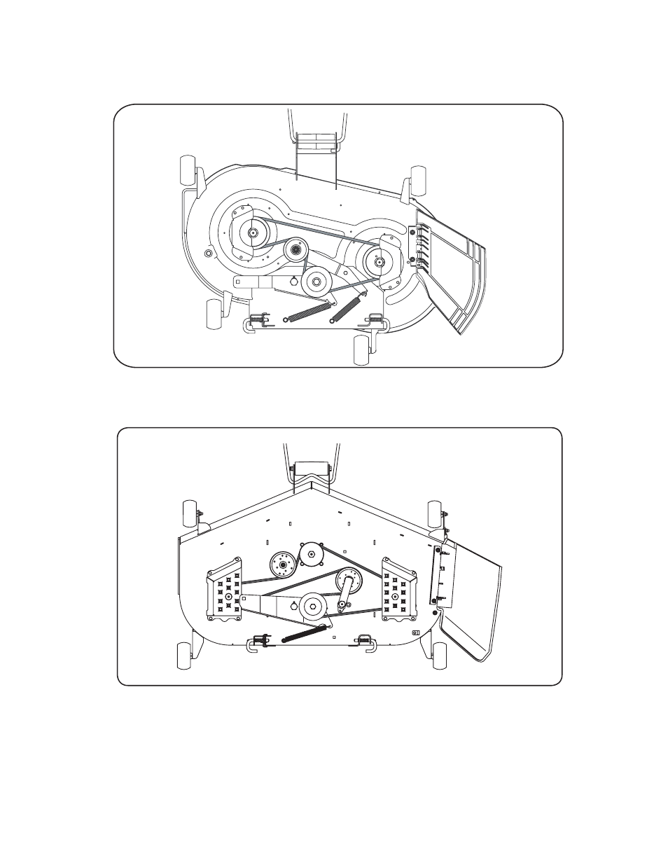 Deck belt routings | Cub Cadet 2000 Series User Manual | Page 161 / 194