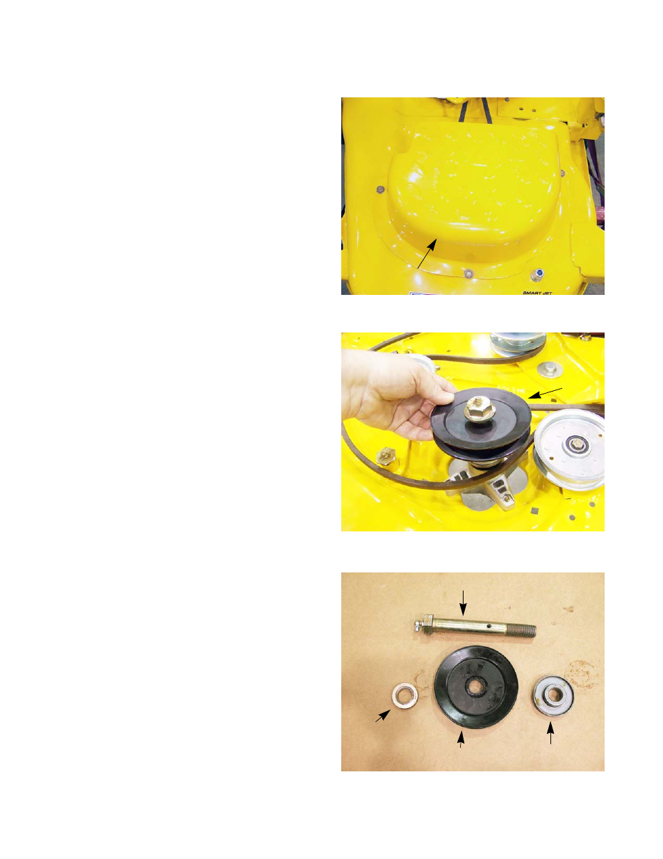 Spindle pulleys and spindle shafts | Cub Cadet 2000 Series User Manual | Page 164 / 194