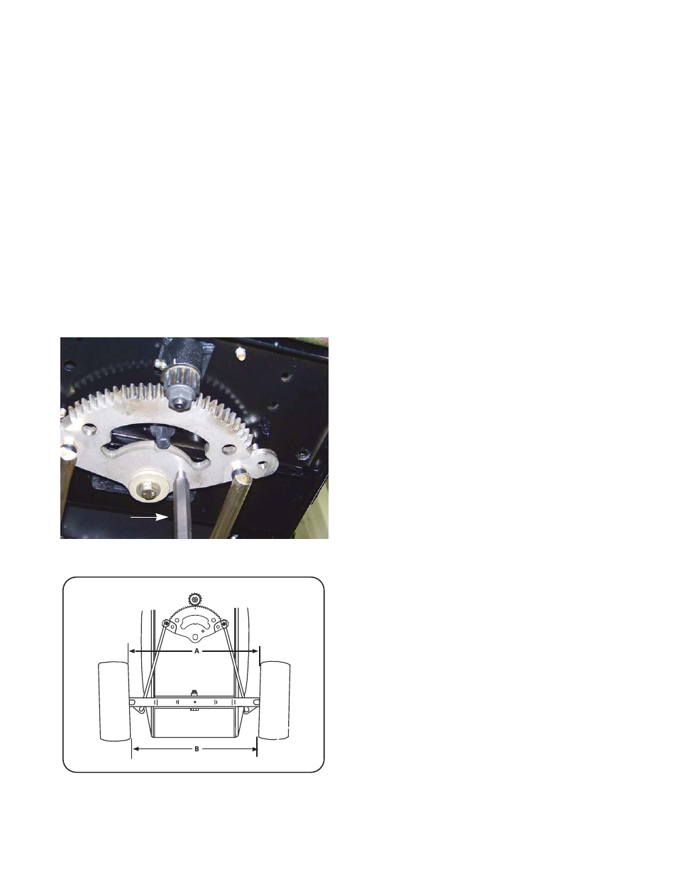 Chapter 6a: manual steering, Steering alignment | Cub Cadet 2000 Series User Manual | Page 73 / 194