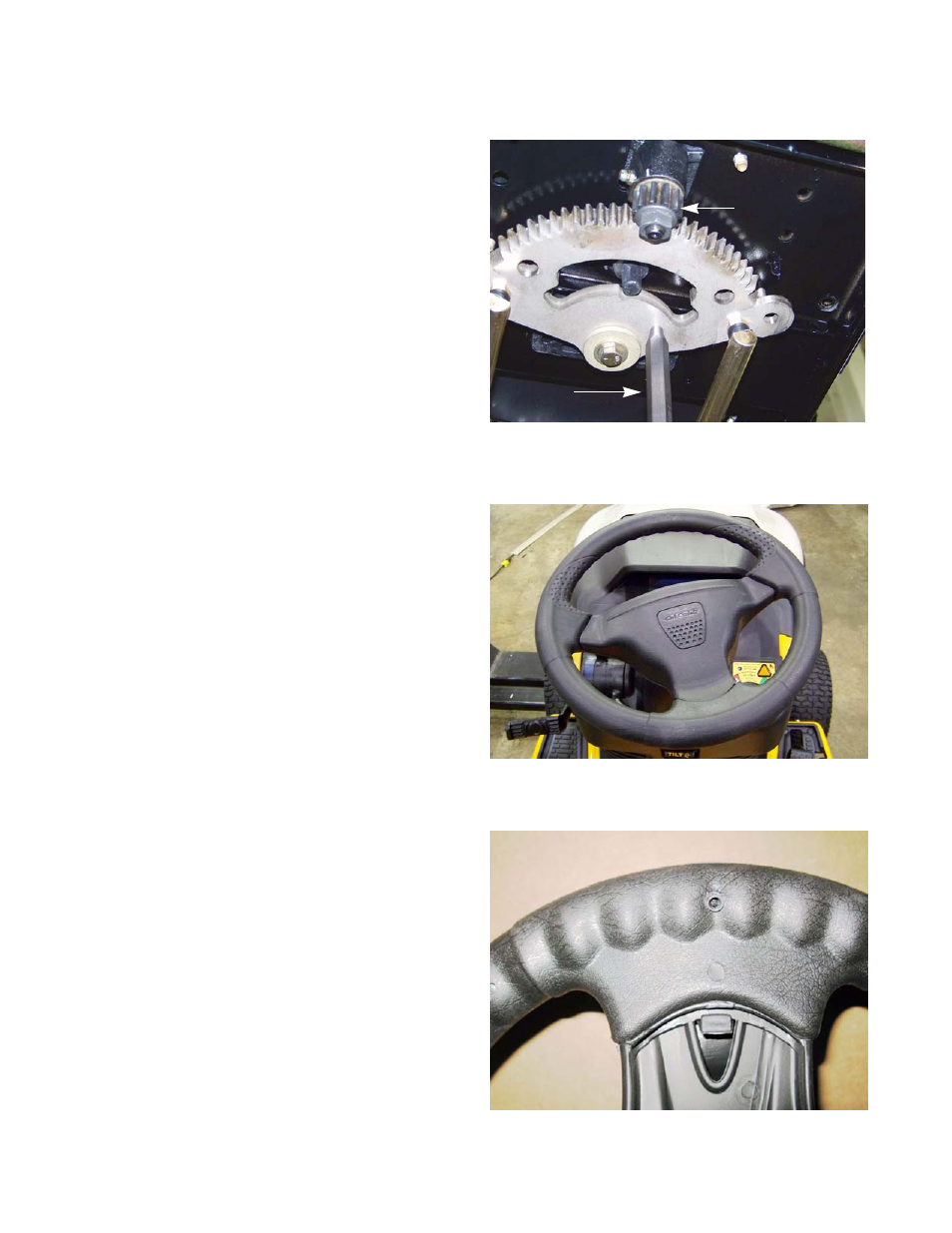 Steering shaft | Cub Cadet 2000 Series User Manual | Page 80 / 194