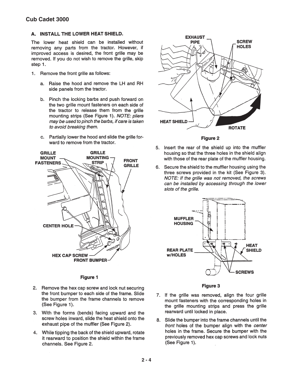 Cub Cadet 3000 Series User Manual | Page 12 / 133