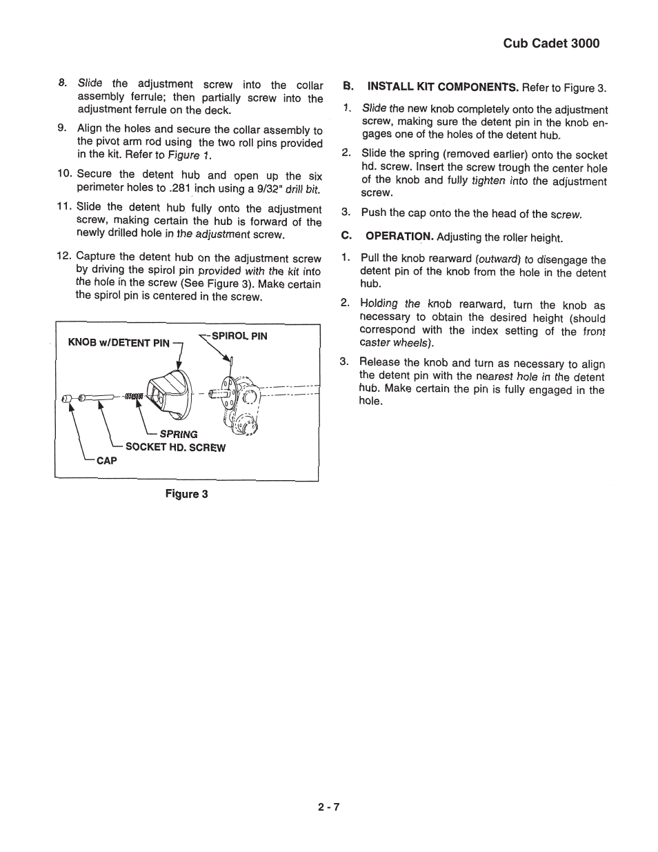 Cub Cadet 3000 Series User Manual | Page 15 / 133