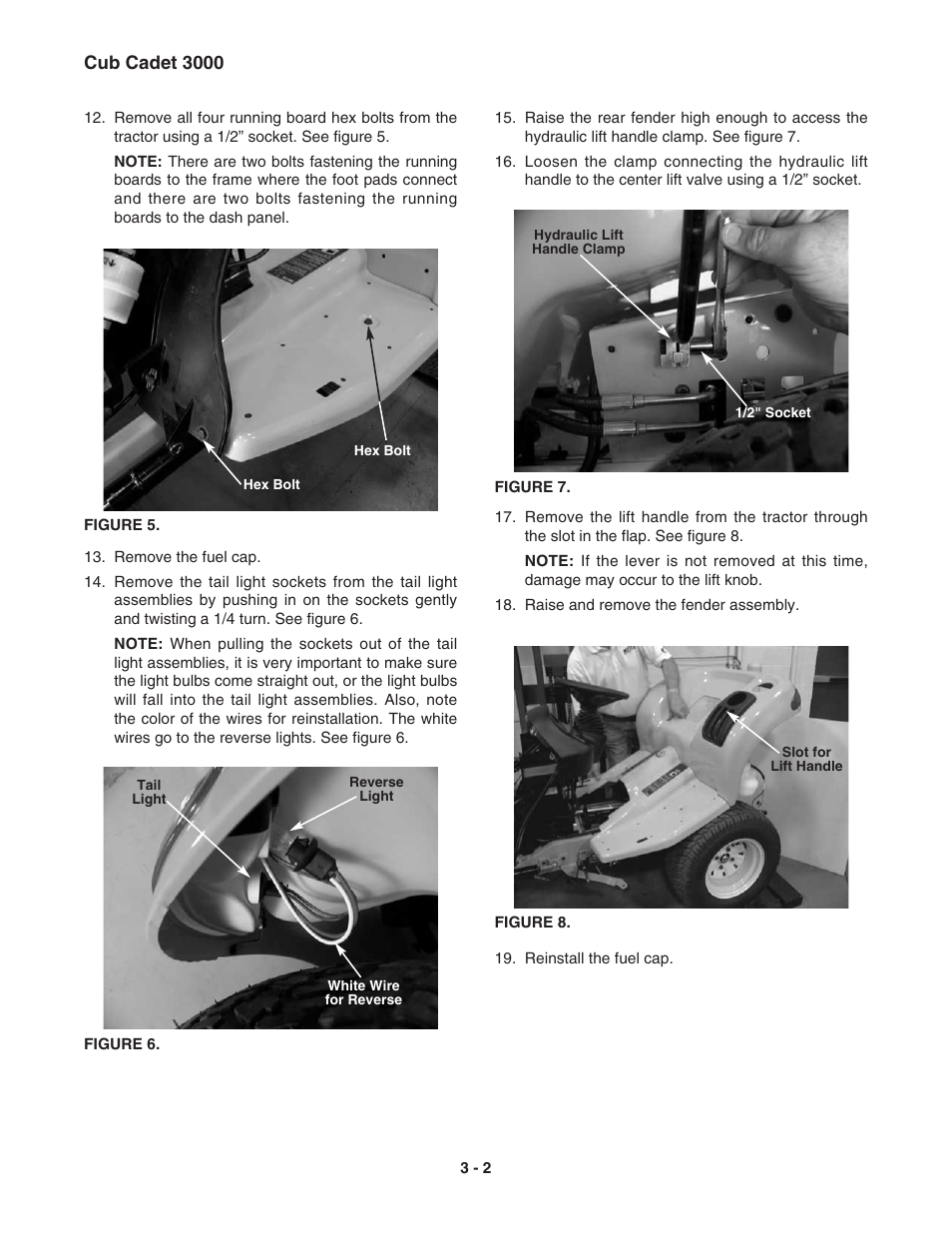 Cub Cadet 3000 Series User Manual | Page 18 / 133