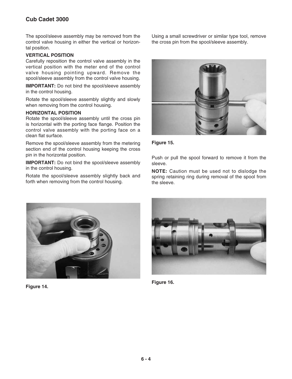 Cub Cadet 3000 Series User Manual | Page 38 / 133