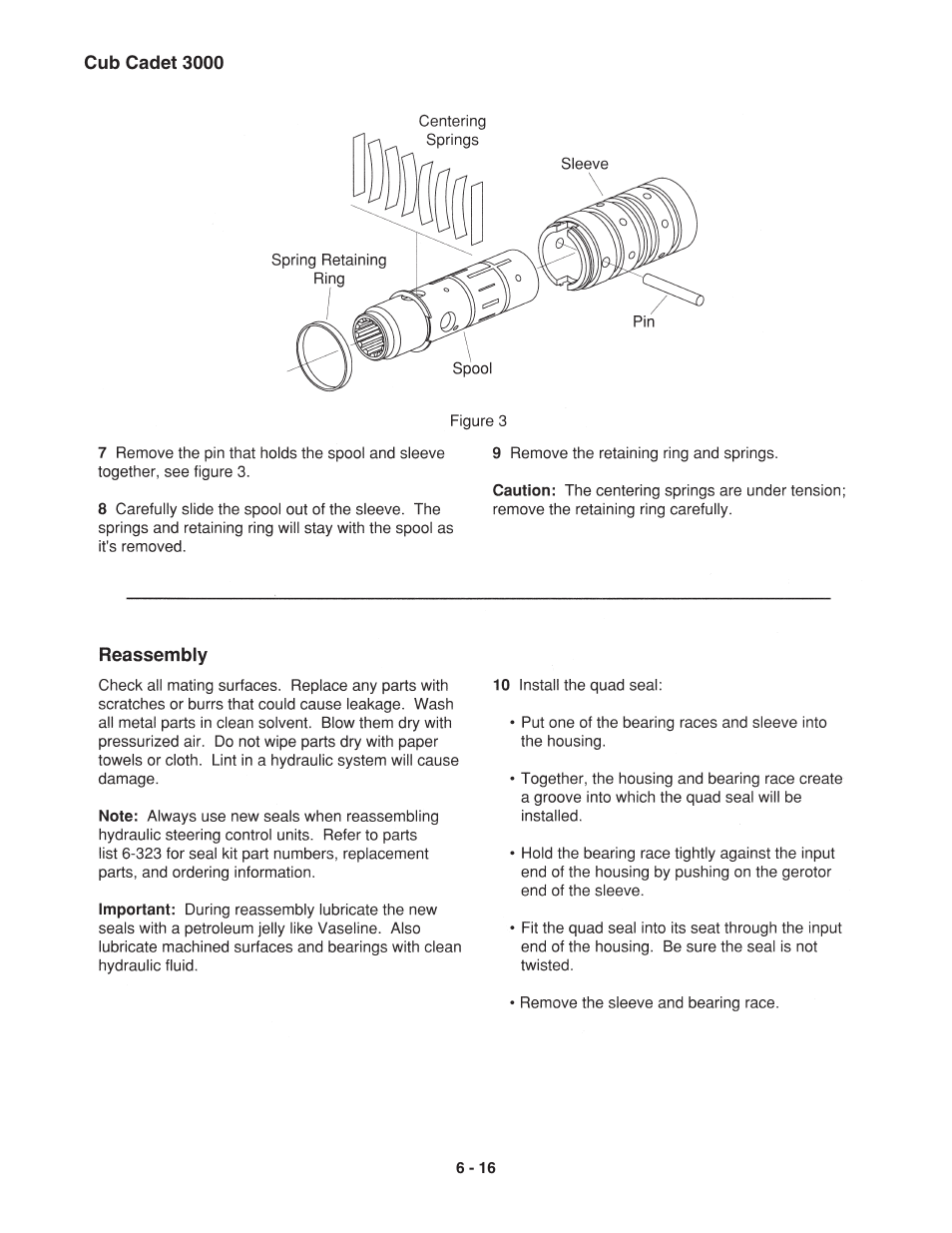 Cub Cadet 3000 Series User Manual | Page 50 / 133